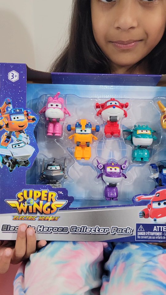 Instagram post by @akira_littleprincess for Alpha Toys. Caption reads: Holiday magic just landed at our house ✈️🎄🎅 The....