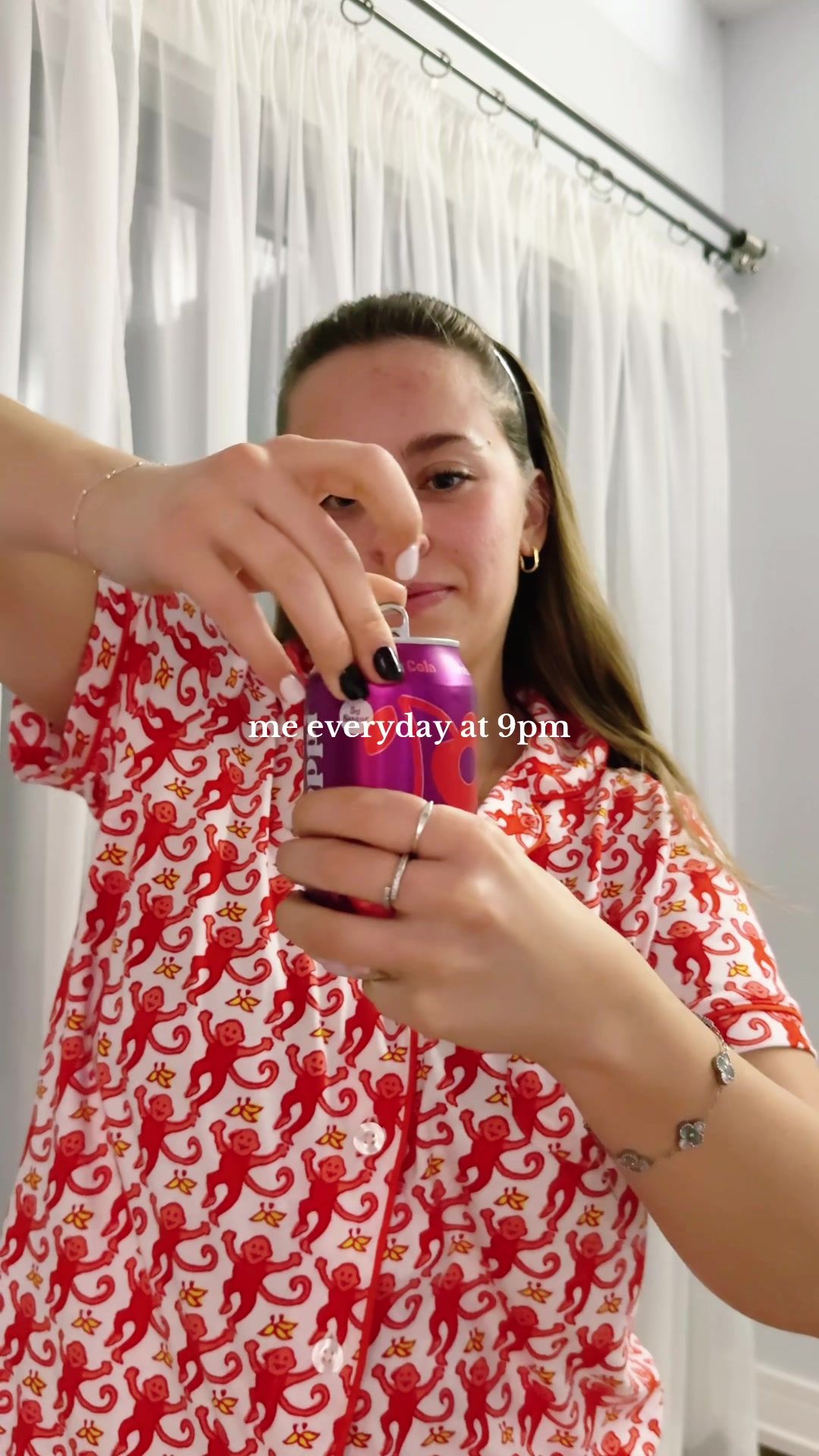 TikTok post by @yoannavasilevaa for Poppi. Caption reads: [...] time routine begin with @drinkpoppi and....