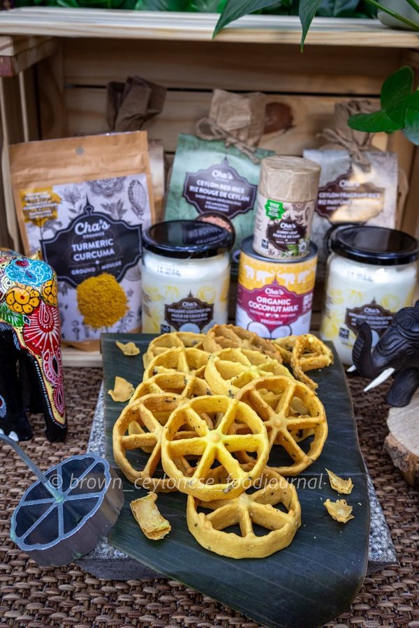 Instagram post by @brown_ceylonese_foodjournal for Cha's Organics. Caption reads: Hello Foodies 🤗

කට්ටියම දැන් ළග එන සිංහල හින්දු....