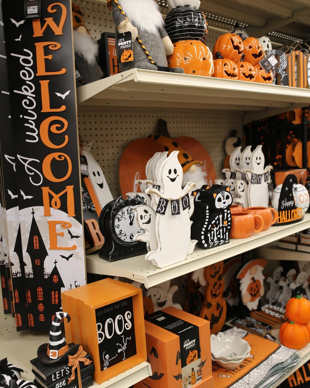 Instagram post by @halloween_finds for biglots. Caption reads: I wanted to update my coffee bar with Halloween....