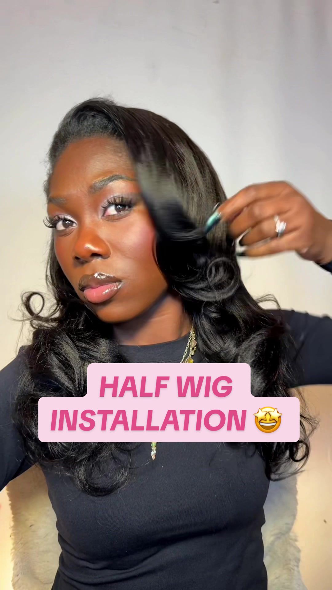 TikTok post by @itsurgrlaisha_ for Wavymy Hair. Caption reads: Replying to @Jay Jay I FOUND NEESHA’s BIG SISTER....