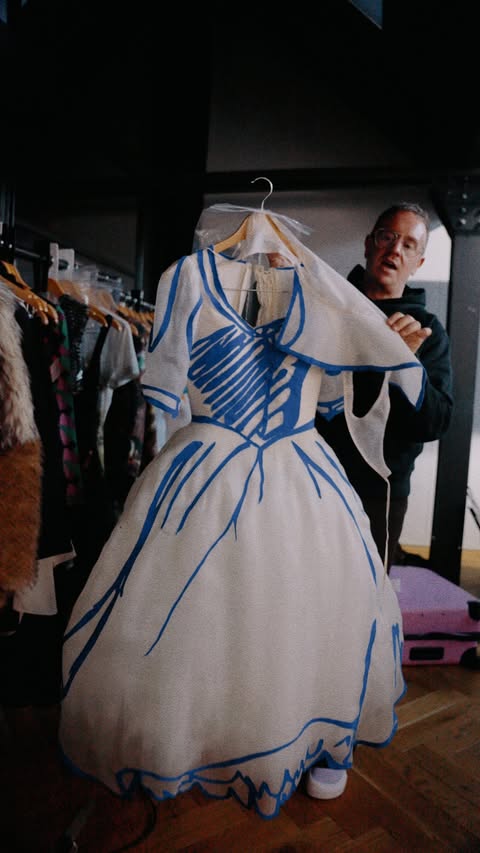 Instagram post by @harry_lambert for Selfridges. Caption reads: “The ability to play with that world has been....