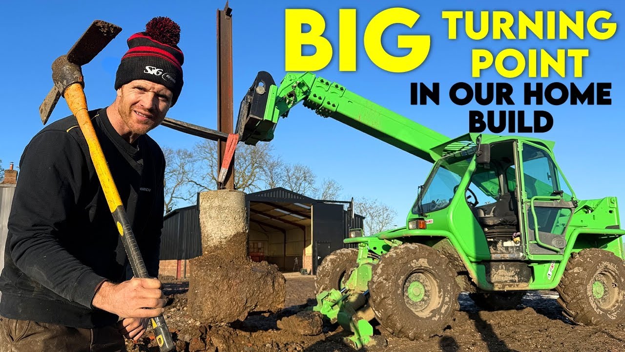YouTube post by @truebluetravellers for Bambu Lab. Caption reads: REVEALING Our House Build Plans & The End Of The....