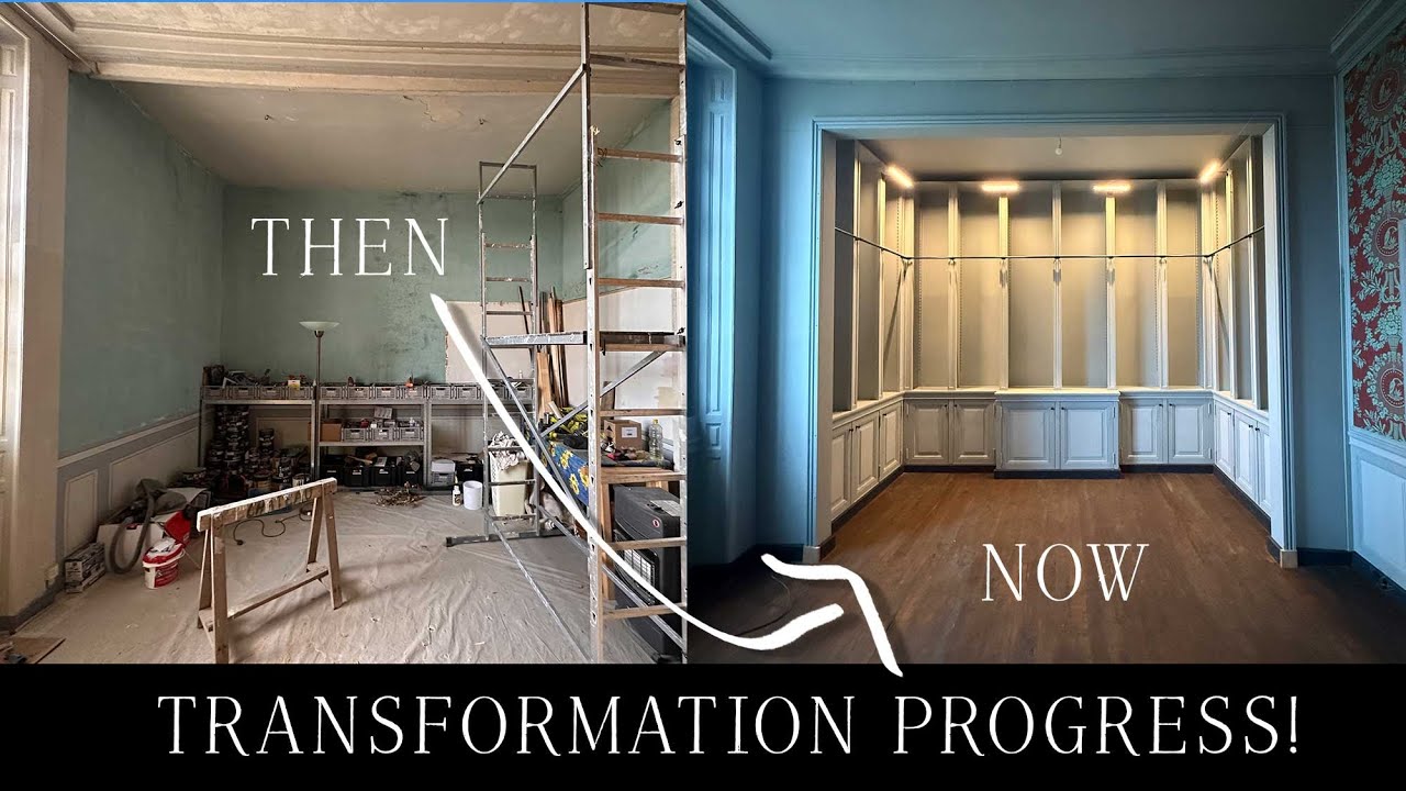 YouTube post by @chateaudepurnon for Corston Architectural Detail. Caption reads: A week of HIGHS and LOWS and a STUNNING REVEAL!.