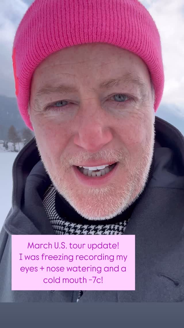 Instagram post by @mikekargofficial for American Airlines. Caption reads: #ustour #march #2025 #kargshears....