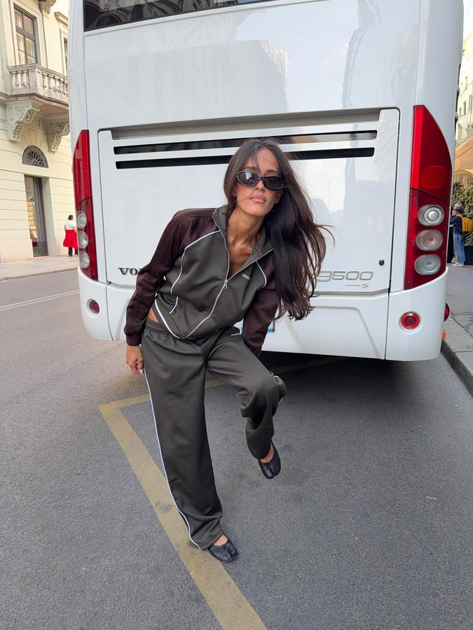 Instagram post by @amaliestar for Adanola. Caption reads: Ad @Adanola in Budapest.