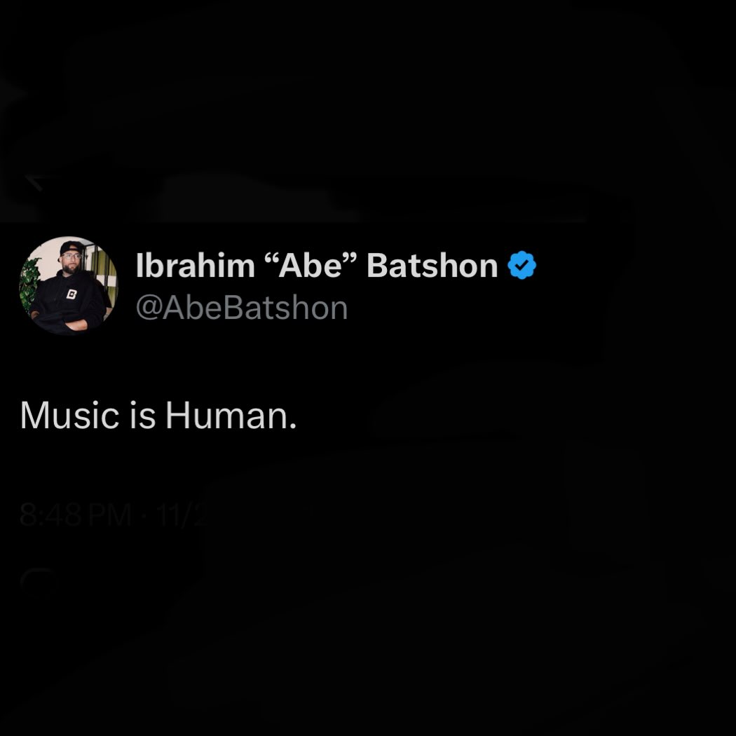Instagram post by @abebatshon for BeatStars. Caption reads: I love all my humans who make music. Please keep....