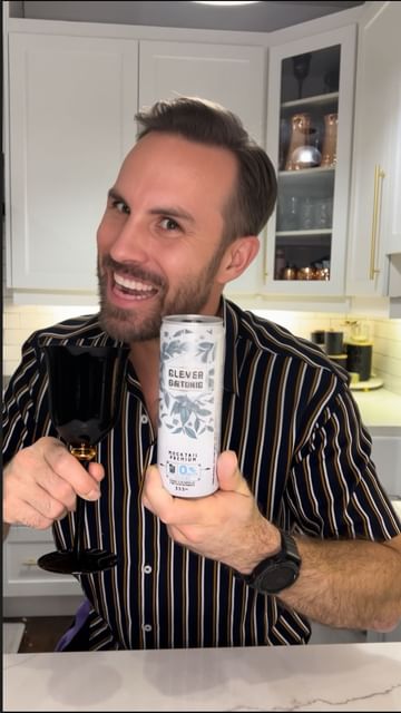 Instagram post by @marathon2sobriety for Clever Mocktails. Caption reads: [...] you’re drinking less or not at all,....