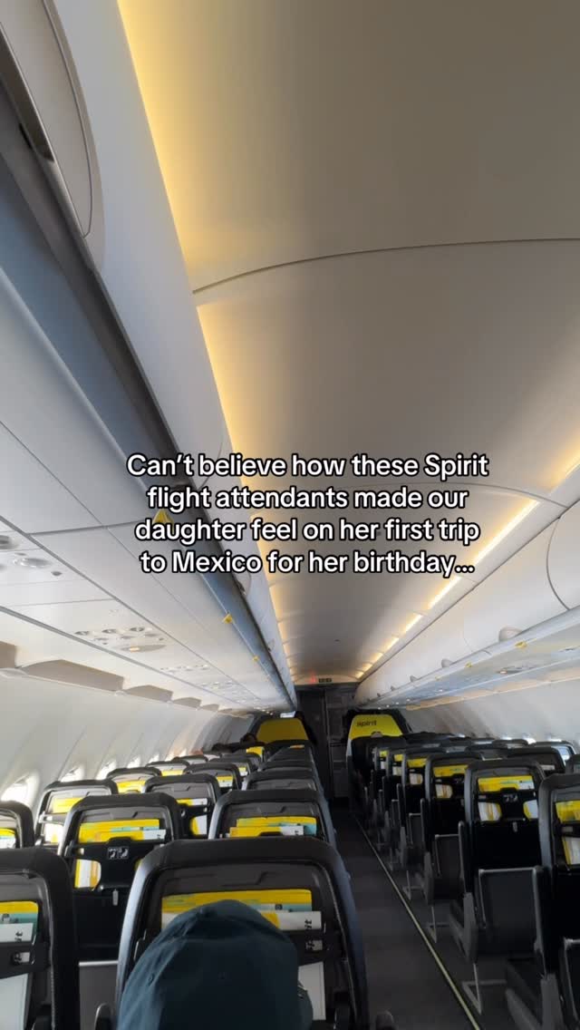 Instagram post by @alexiskristiana for Spirit Airlines. Caption reads: It’s always the best feeling when the world....