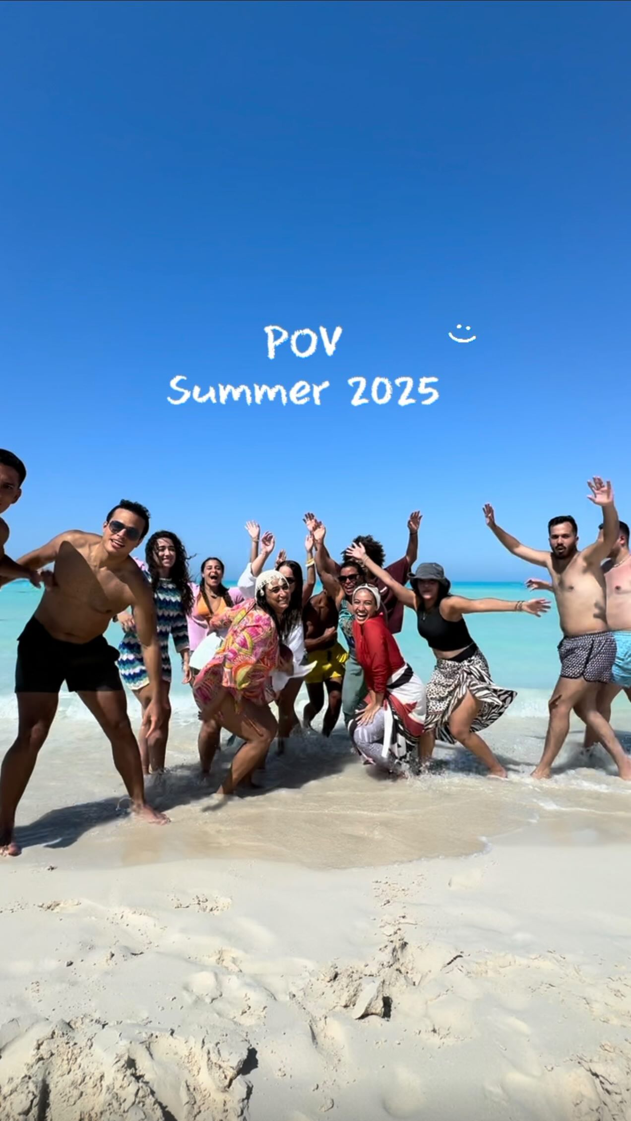 Instagram post by @nour.yasser for Vodafone. Caption reads: a no plans, just good people kind of summer 🫶🏻.