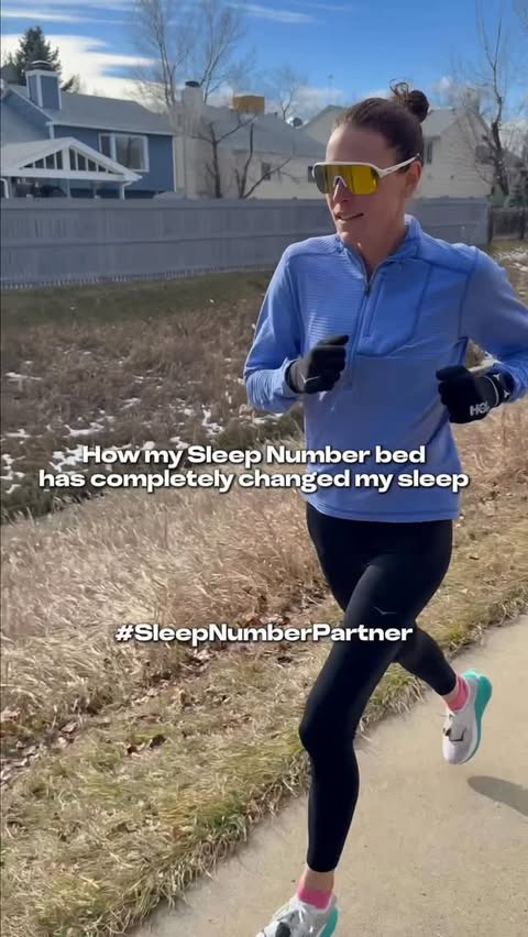 Instagram post by @gwenjorgensen for Sleep Number. Caption reads: #SleepNumberPartner Quality Sleep doesn’t need to....