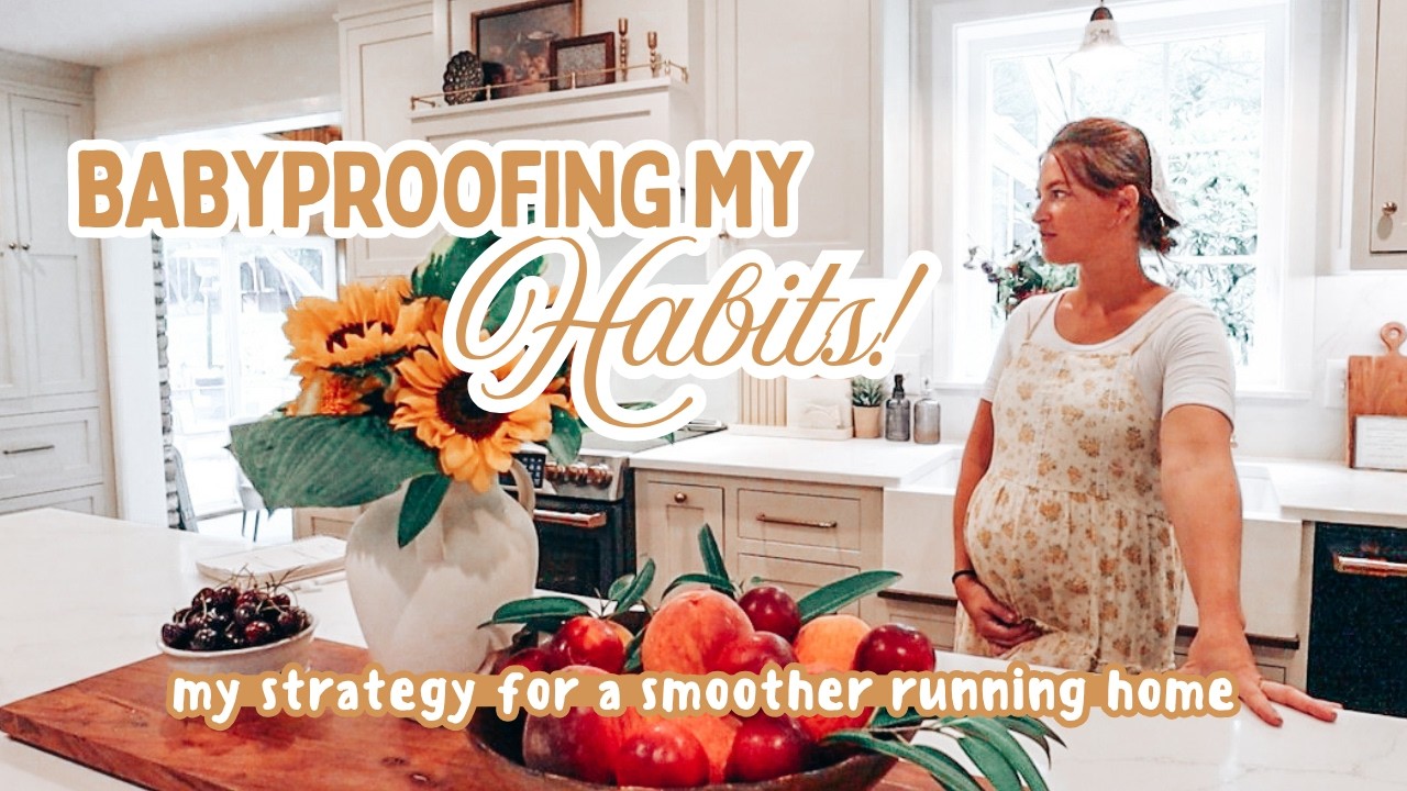 YouTube post by @MeganFoxUnlocked for AvantLink. Caption reads: Baby Proofing My Habits in a crazy new season |....