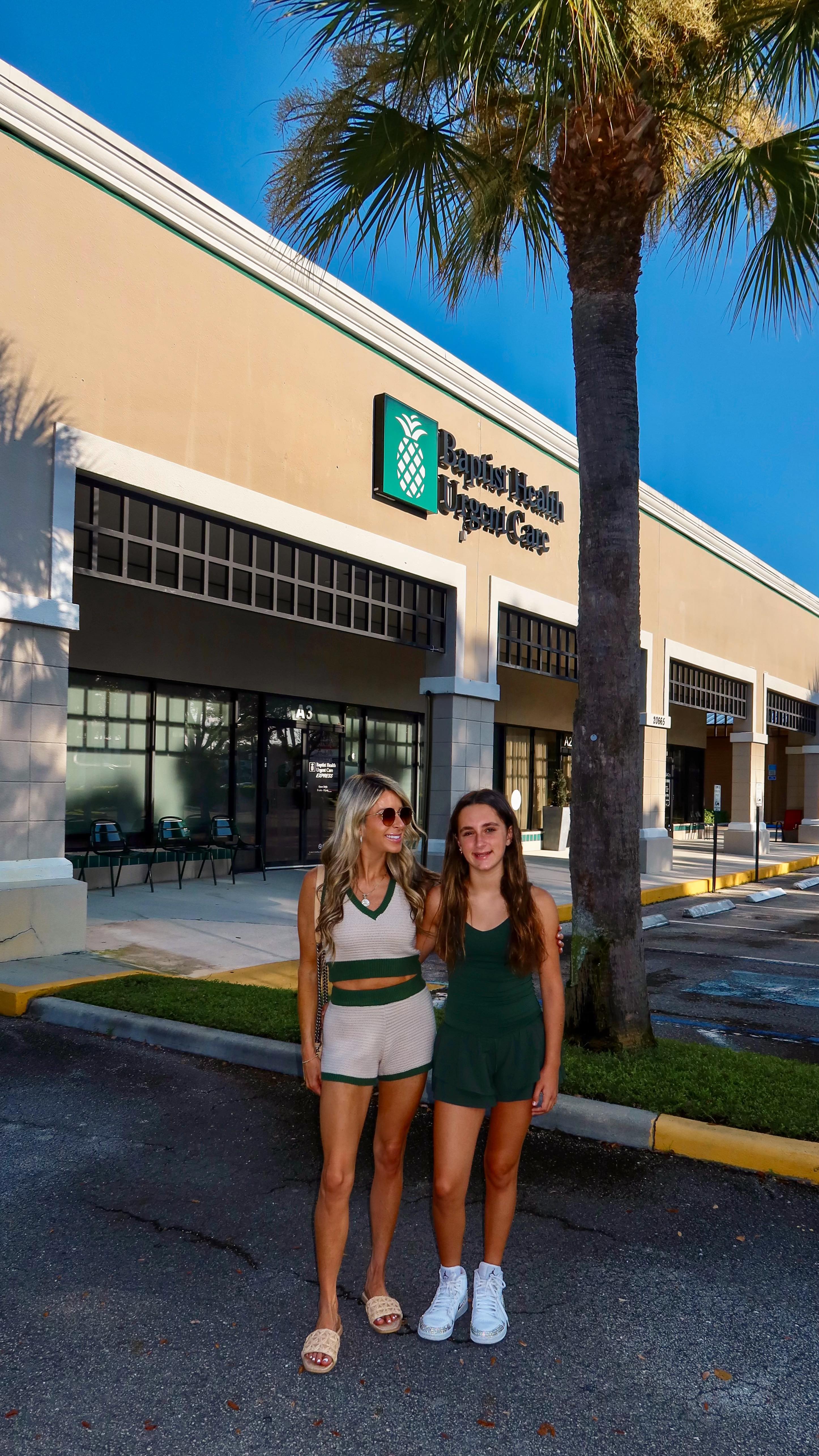 Instagram post by @floridayogamama for Baptist Health. Caption reads: Parents, don’t forget one of the most important....