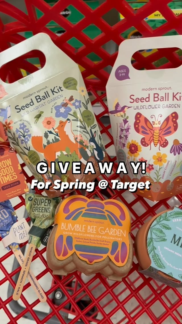 Instagram post by @trendyfavefinds for Modern Sprout. Caption reads: 🌿 ✨GIVEAWAY! ✨🌿 Teaming up with @modsprout to....