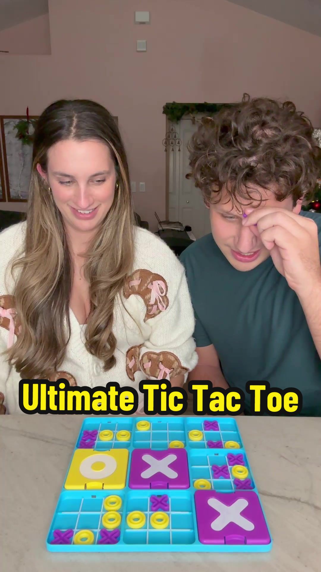 TikTok post by @michael.dicostanzo for What Do You Meme. Caption reads: Tic Tac Toe but with 1000x more strategy 👀🔥....