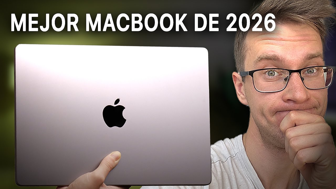 YouTube post by @tech_geekreview for OBSBOT. Caption reads: The ONLY MacBook You Should Buy in 2026.