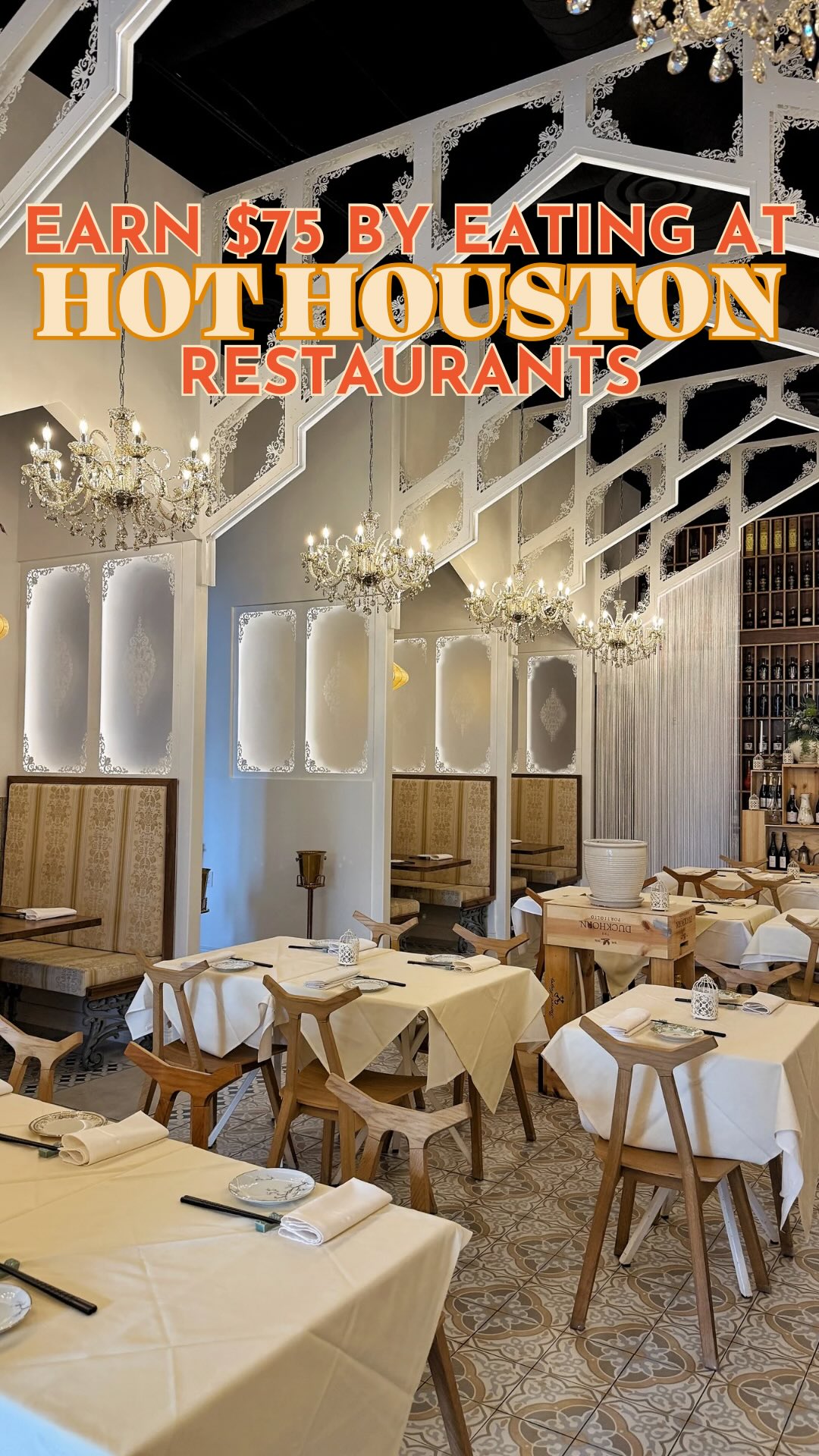 Instagram post by @houstonhotspots for The Infatuation. Caption reads: #AD #InfatuationPartner This is your sign to book....