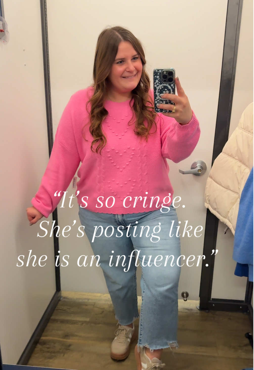 TikTok post by @morganthrowsafit for Swiffer. Caption reads: [...] @Meet.Curve, @Thayers, @Anecdote., and....