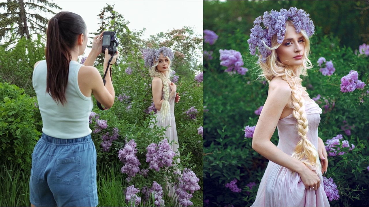 YouTube post by @IreneRudnyk for B&H Photo Video. Caption reads: You Don’t Need Expensive Gear for Beautiful....