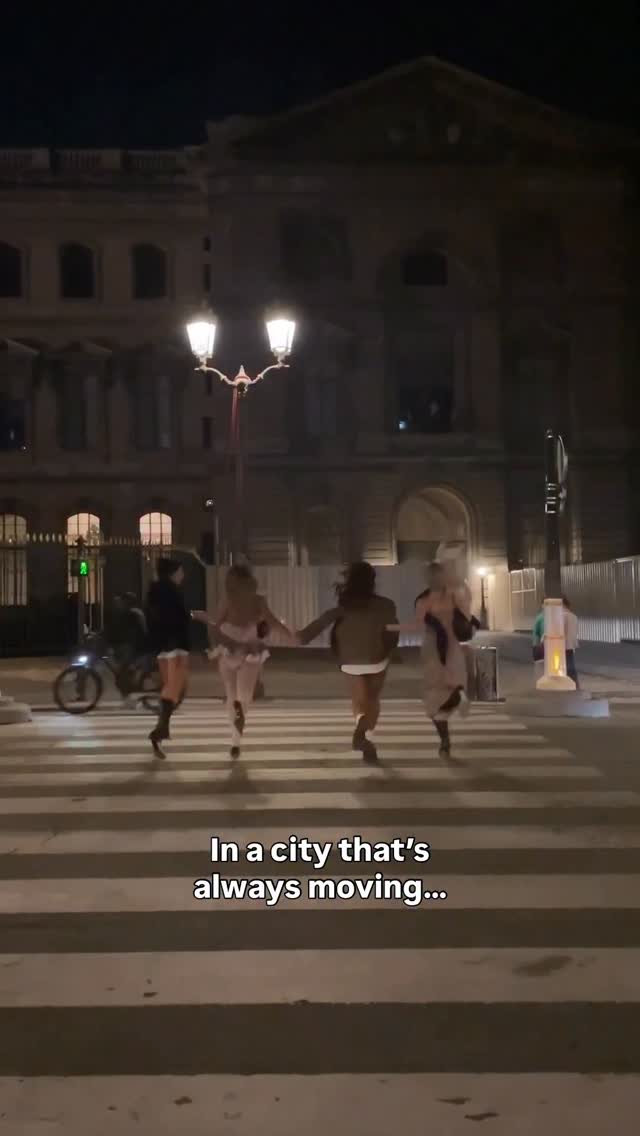 Instagram post by @ageorama for Airbnb. Caption reads: From chasing metros to dancing through the night,....