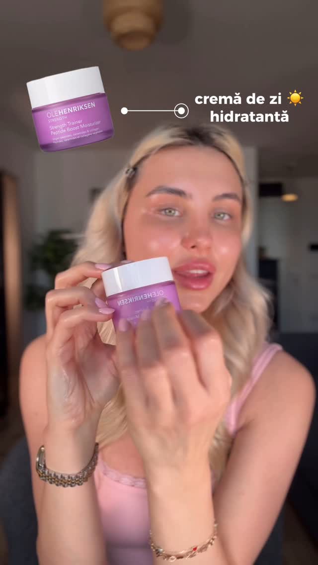 Instagram post by @ada.melinte for Notino Romania. Caption reads: Am descoperit recent produsele OLEHENRIKSEN și....