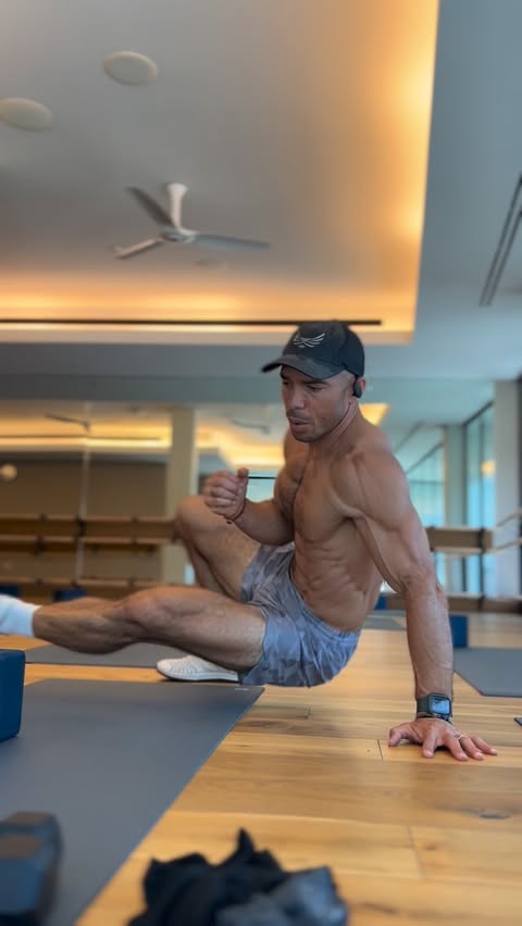 Instagram post by @louismfitness for Equinox. Caption reads: Society sells us this lie that if you haven’t....