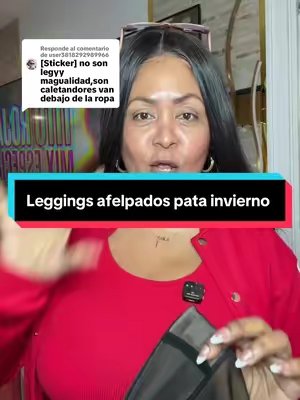 TikTok post by @ruedadepescado for OEAK-Bras. Caption reads: [...] #fleecelinedtights #blackfriday @OEAK-Bras.