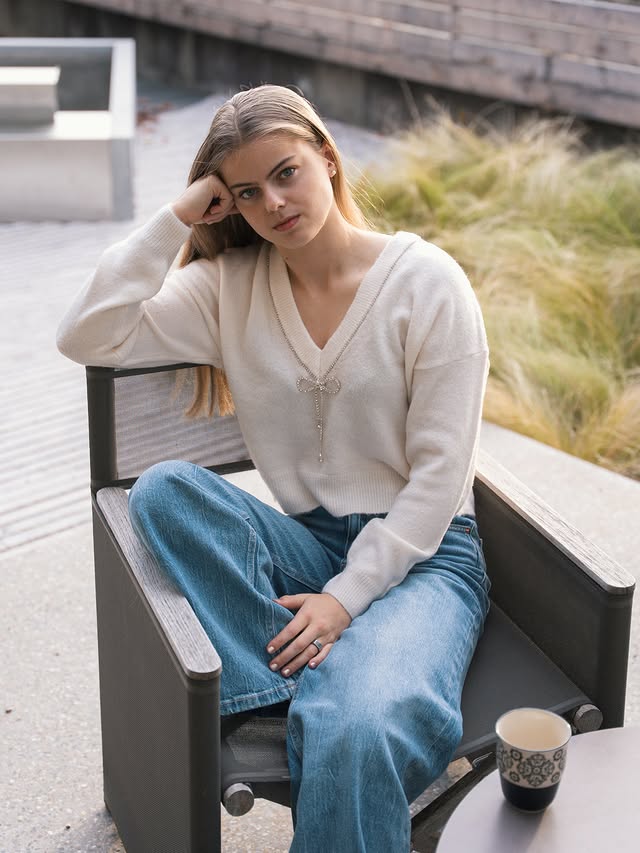 Instagram post by @hausmann.tina for TALLY WEiJL. Caption reads: It’s getting cold outside!❄️ I was so surprised....