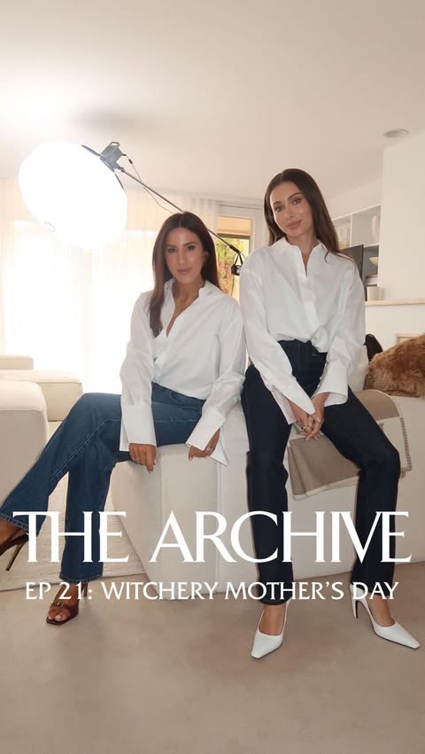 Instagram post by @lanawilkinson for Witchery. Caption reads: [...] on The Archive, in partnership with....