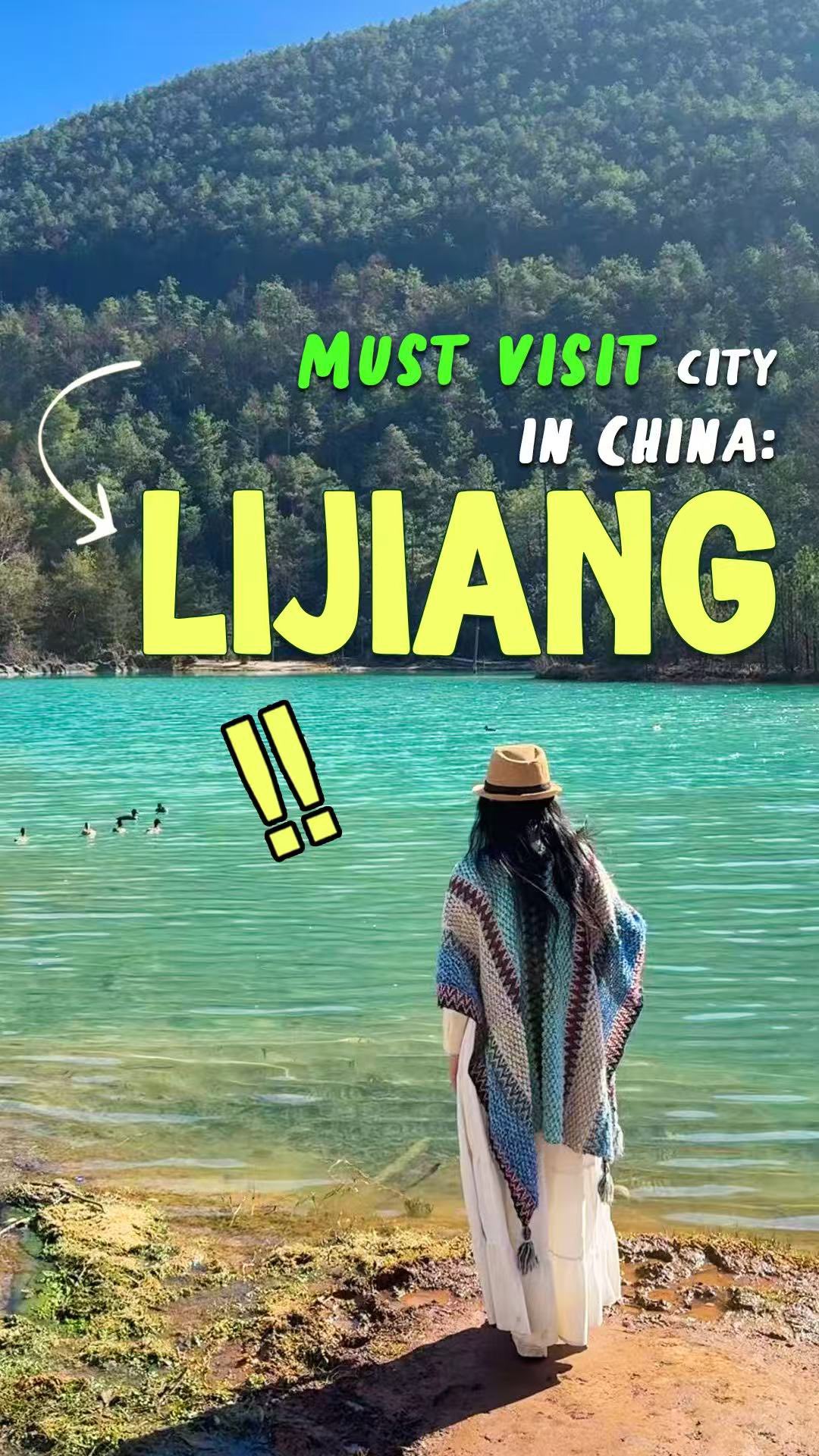 Instagram post by @bydanawang for Trip.com. Caption reads: Lijiang is a city in the Yunnan province located....