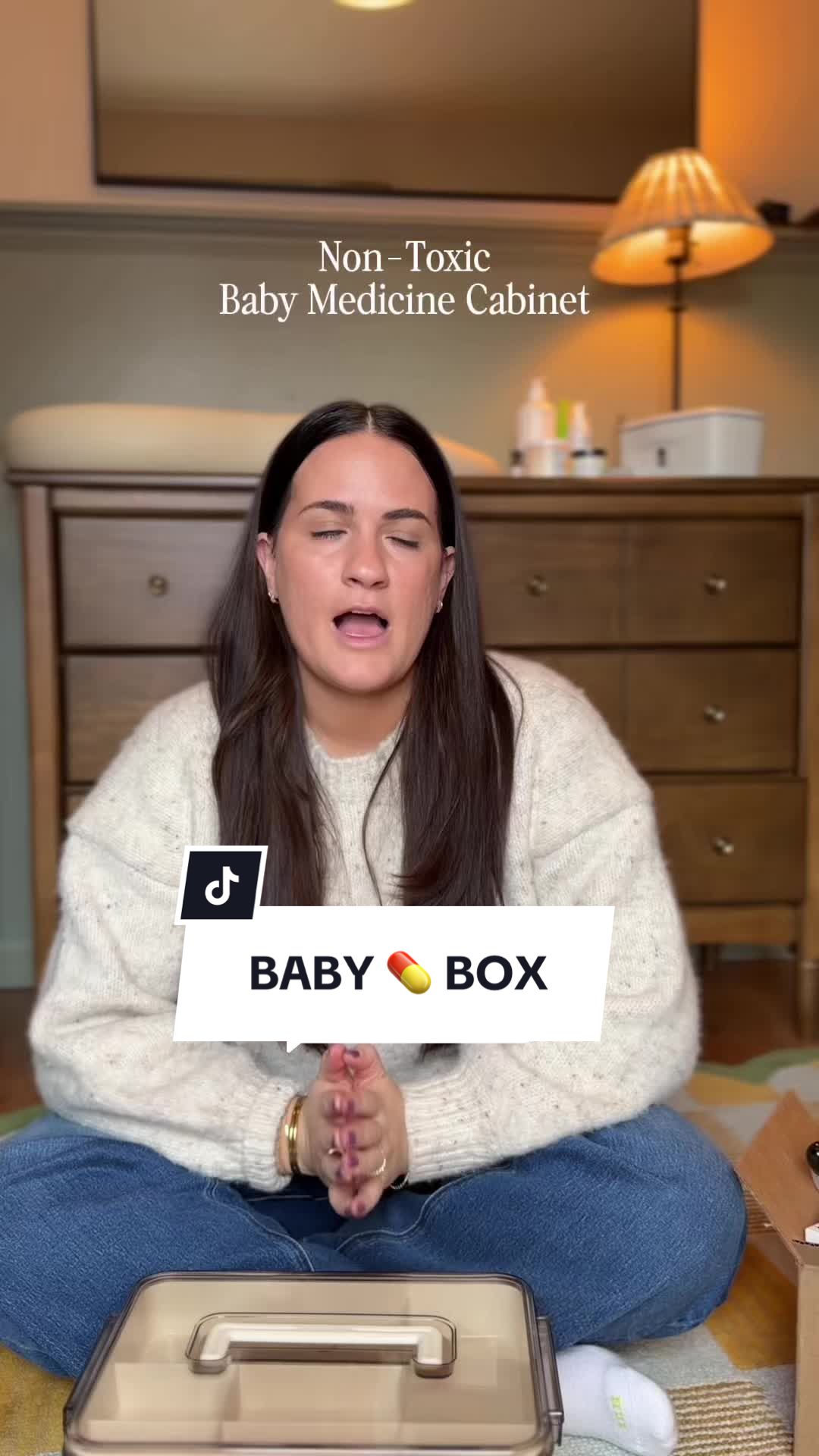 TikTok post by @karlyalane_ for BoironUSA. Caption reads: [...] @Genexa @Frida Baby and Frida Mom @BoironUSA....