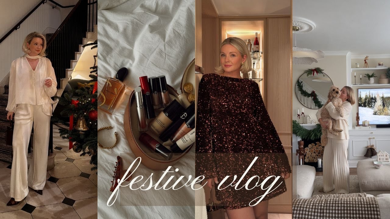 YouTube post by @LauraByrnes for LIKEtoKNOW.it. Caption reads: FESTIVE MAKE-UP, A COUNTRYSIDE TRIP, FERTILITY....