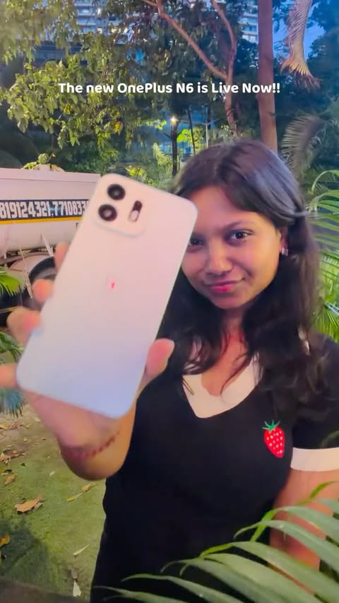 Instagram post by @_rajashhhreee for OnePlus. Caption reads: [...] Always on. Always smooth. The all-new....