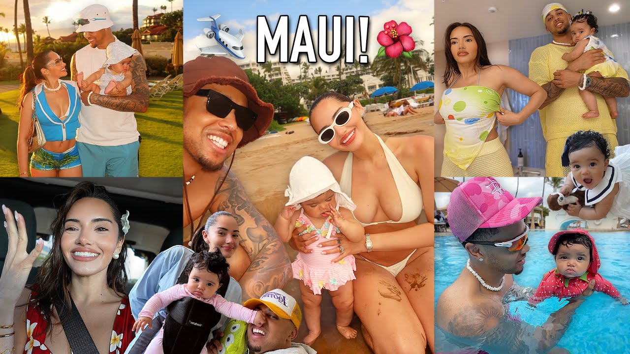 YouTube post by @kbandKarla for Viator. Caption reads: OUR FIRST TRIP AS A FAMILY TO MAUI!! *VLOG* 🌺🏝️.