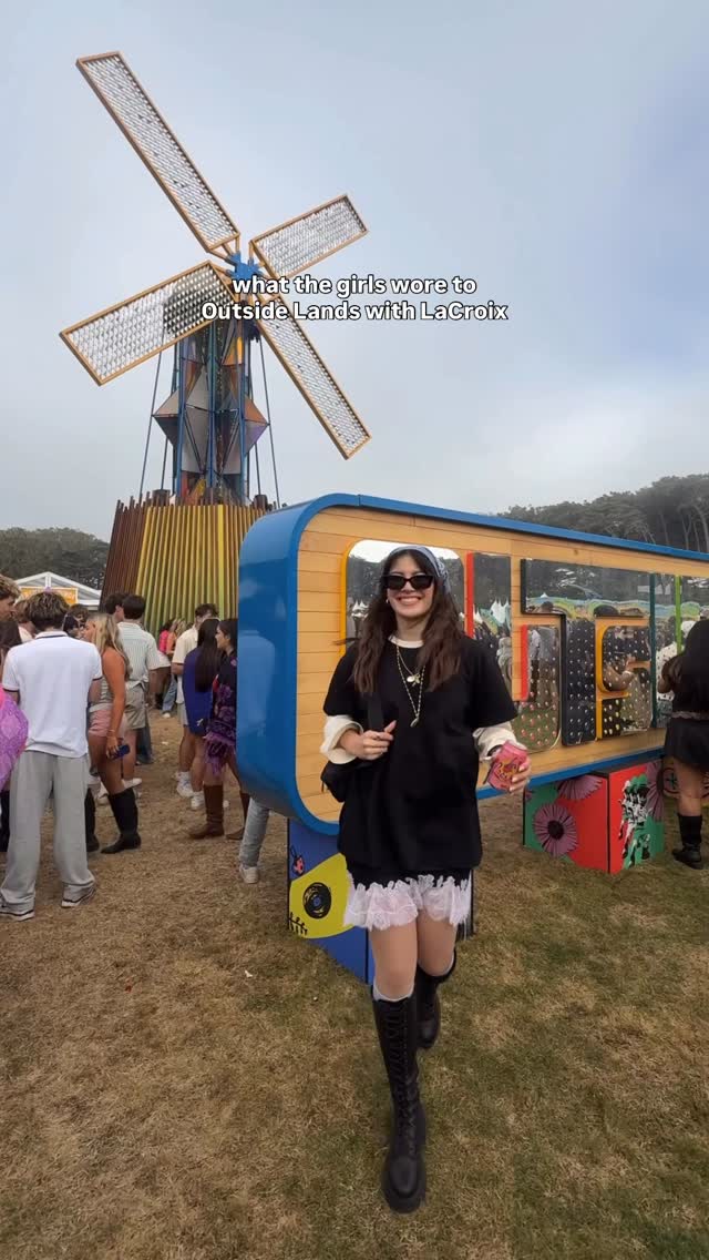 Instagram post by @rae.hersey for LaCroix Water. Caption reads: [...] artists and taste testing all the....