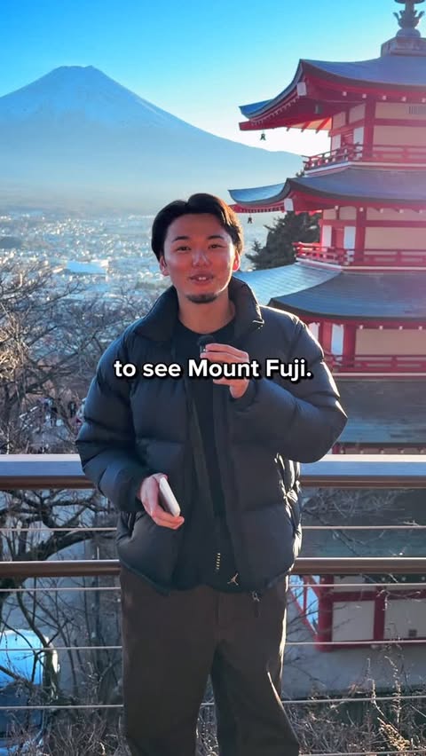 Instagram post by @takashiifromjapan for Klook. Caption reads: The best spot to see Mt.Fuji 

@klook_usa 

#pr.