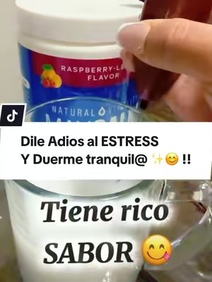 TikTok post by @elii0415 for Natural Vitality®. Caption reads: [...] Citrate ✨ Relaxing Drink mix 🤗....