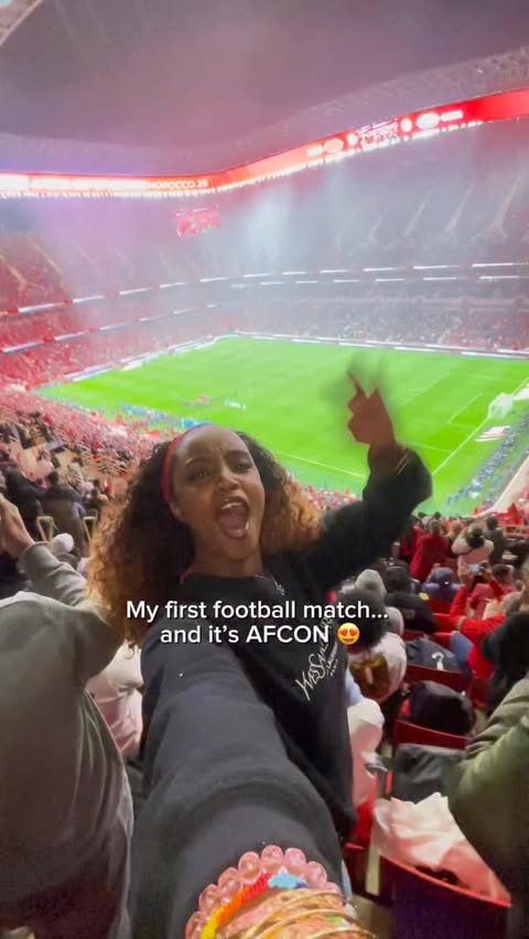 Instagram post by @tinashemwaniki for Tecnomobile. Caption reads: First football match ever, and it had to be AFCON....