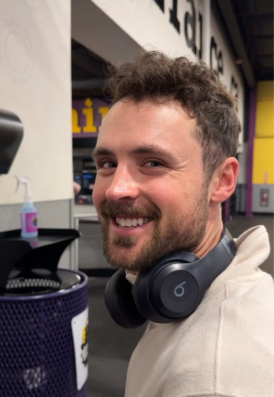 TikTok post by @dylanefron for Planet Fitness. Caption reads: Lazy workouts FTW @Planet Fitness....