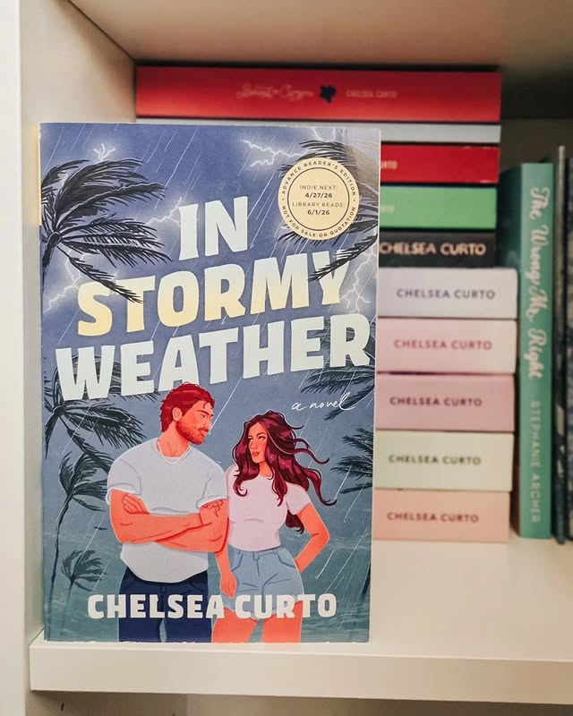 Instagram post by @megan.reads.romance for Atria Books. Caption reads: [...] by @authorchelseacurto - thanks to....