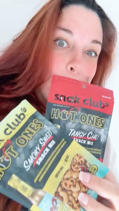 Instagram post by @the_urban_brie for Snak Club. Caption reads: Get ready to turn up the heat with @snakclub Hot....
