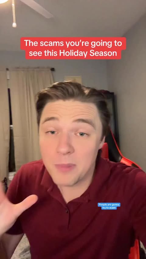 Instagram post by @ryankellycomedy for DeleteMe. Caption reads: #AD stay safe this holiday season! So many scams....