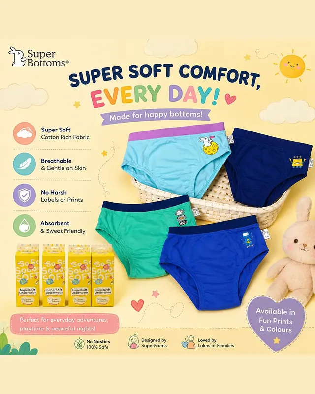 Instagram post by @baby_ayansh.roy for Superbottoms. Caption reads: #incolloborationwith @superbottoms Buy Directly....
