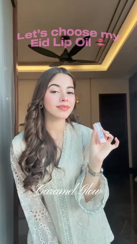Instagram post by @shanzeys_archives for Maybelline New York Pakistan. Caption reads: Just tried Lifter Glaze Lip Oils for eid and… im....
