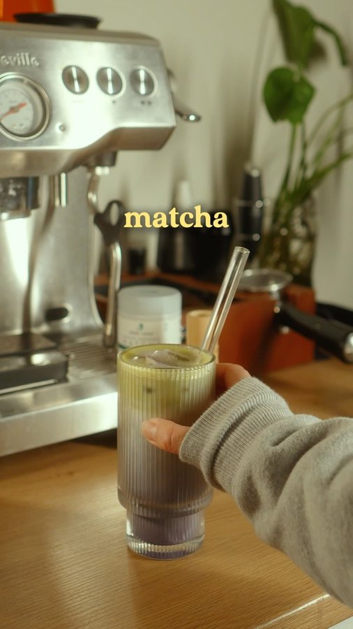 Instagram post by @gemzape for Jade Leaf Matcha. Caption reads: [...] have a cozy gaming session 101 with....