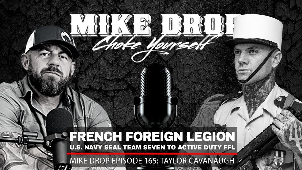 YouTube post by @MikeRitland for Wiley X. Caption reads: French Foreign Legion Navy SEAL Taylor Cavanaugh |....