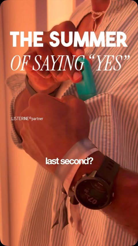 Instagram post by @bonsanemera for LISTERINE. Caption reads: #LISTERINEpartner Say yes to the plan, even if it....