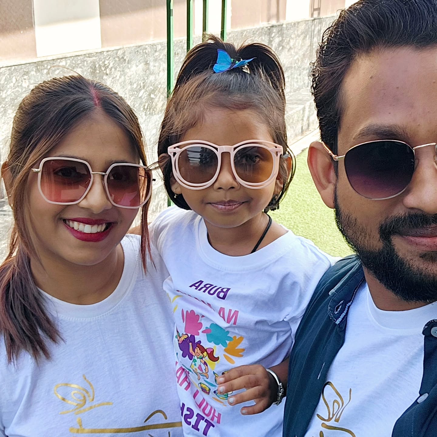 Instagram post by @ruchita_0605 for FirstCry. Caption reads: #collaboration with @FirstcryIndia 🌈 Happy Holi,....