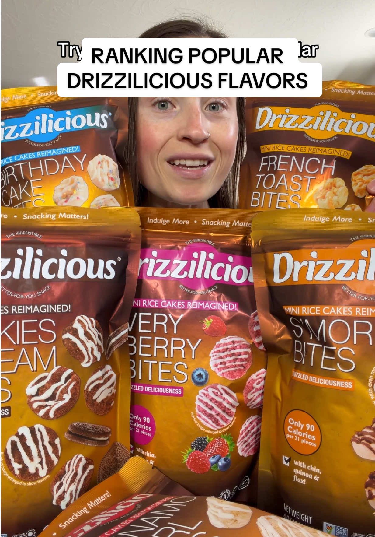 TikTok post by @morganchompz for Drizzilicious. Caption reads: Drizzilicious does not miss 💫 What’s your....