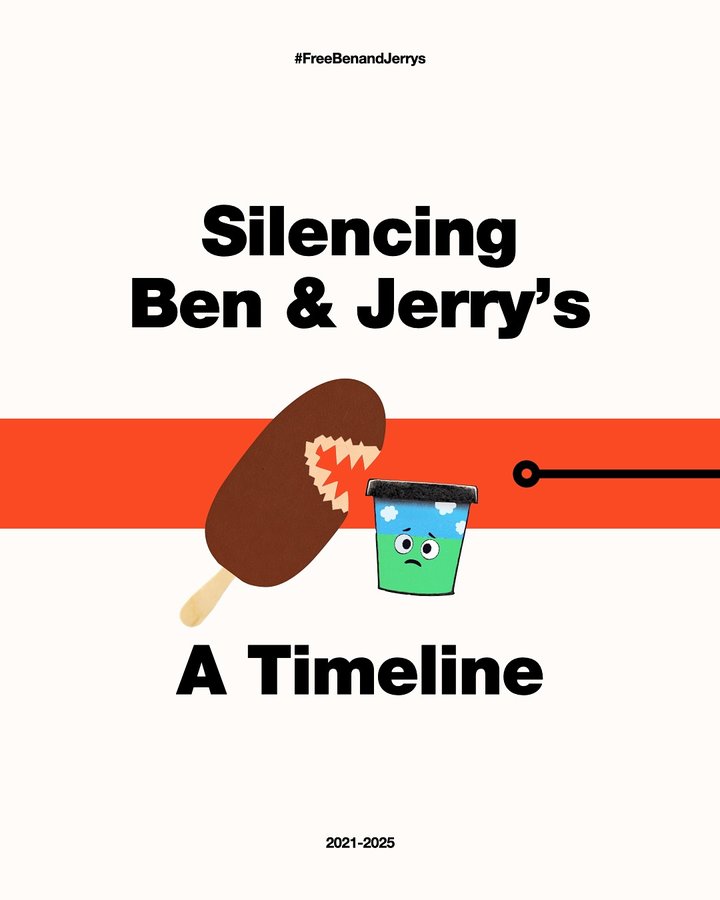 Instagram post by @yobencohen for Magnum Ice Cream. Caption reads: 16 reasons why we need a #FreeBenAndJerrys 

Again....